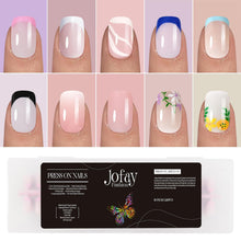 Load image into Gallery viewer, 240Pcs Short Kit Jofay Fashion Acrylic Nails with Design
