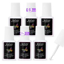 Load image into Gallery viewer, Super Strong Nail Glue for Nail Tips, 6PCS Brush On Nail Glue
