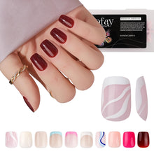 Load image into Gallery viewer, Short Acrylic Nails240pcs Ombre Kit Short Square Solid Color Nails
