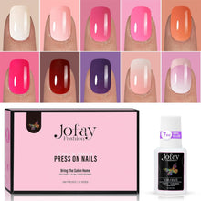 Load image into Gallery viewer, 10 Packs（240 Pcs)  Short Acrylic Soild Square Nails Glue On Nails
