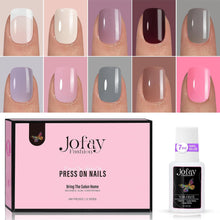 Load image into Gallery viewer, Soft Gel Nail Tips French Tip Nails Set Short Kit 240Pcs Acrylic Nails
