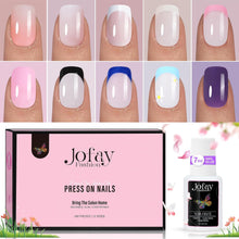 Load image into Gallery viewer, Soft Gel Nail Tips Kit Set French Tip Acrylic 10 Packs (240 Pcs)
