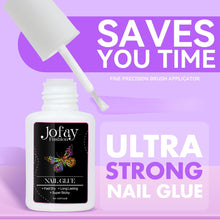 Load image into Gallery viewer, Super Strong Nail Glue for Nail Tips, 6PCS Brush On Nail Glue
