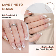 Load image into Gallery viewer, French Tip 240Pcs Nail Tips with Nail Glue, Nail Lamp, Pre-Base Coat
