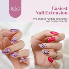 Load image into Gallery viewer, Nail Tips Kit 1050Pcs Short Almond Gel Nail Tips Acrylic Nails
