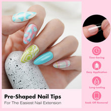 Load image into Gallery viewer, Soft Gel Nail Tips, 504Pcs Short Almond Nail Tips
