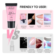 Load image into Gallery viewer, Solid Nail Glue Gel 30g Mini UV Light for False Nail Tips
