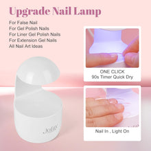 Load image into Gallery viewer, Nail Tips and Glue Gel Kit, Almond Soft Gel Nail Tips 504Pcs
