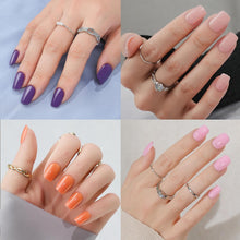 Load image into Gallery viewer, Acrylic Nail Tips 20Pack(480PCS) Short Nails Square French Tips
