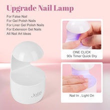 Load image into Gallery viewer, Gel Nail Kit 1008Pcs Easy Nail Extension Set Short Almond Shape
