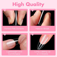 Load image into Gallery viewer, Soft Gel Nail Tips, 504Pcs Short Almond Nail Tips
