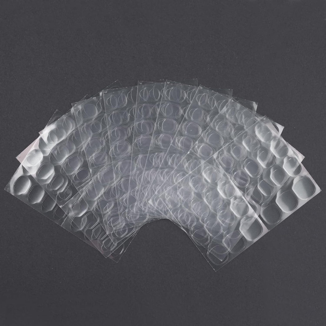 Nail Adhesive Tabs Nails10 Sheets Jelly Nail Glue Stickers 300 Pcs