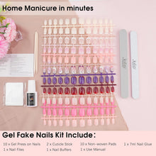 Load image into Gallery viewer, 240Pcs Nails Tips Acrylic Fake Nails with Glue, Classic Solid
