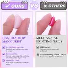 Load image into Gallery viewer, French Tip False Pink Colo Nails Tips Glue on Nails 10 Pack 240 Pcs
