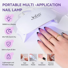 Load image into Gallery viewer, French 240Pcs Short Almond with Nail Glue, Nail Lamp, Pre-Base Coat
