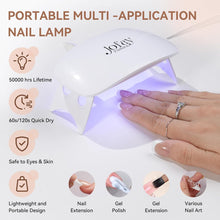 Load image into Gallery viewer, French Tip Acrylic Nails Gel Nail Tips Kit 240Pcs Short Square Nails
