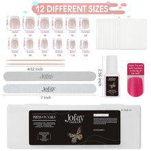 Load image into Gallery viewer, 240Pcs Short Kit Jofay Fashion Acrylic Nails with Design
