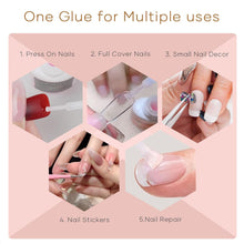 Load image into Gallery viewer, 2 * 7ml Super Strong Nail Glue for Acrylic Nails Long Lasting
