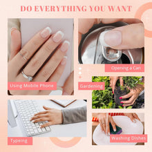 Load image into Gallery viewer, French Tip Press on Nails Short Classic French Manicure Nails 24pcs
