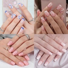 Load image into Gallery viewer, Short Acrylic Nails240pcs Ombre Kit Short Square Solid Color Nails
