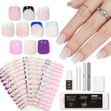 Load image into Gallery viewer, Soft Gel Nail Tips Kit Set French Tip Acrylic 10 Packs (240 Pcs)
