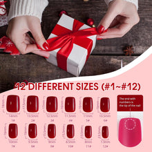 Load image into Gallery viewer, Acrylic Nail Tips 240Pcs Short Kit Classic Pink Solid Salon Nail
