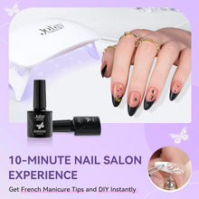 Load image into Gallery viewer, French 240Pcs Short Almond with Nail Glue, Nail Lamp, Pre-Base Coat
