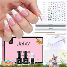 Load image into Gallery viewer, French Soft Gel Nail Tips Kit, Pink French , 240Pcs Medium Coffin
