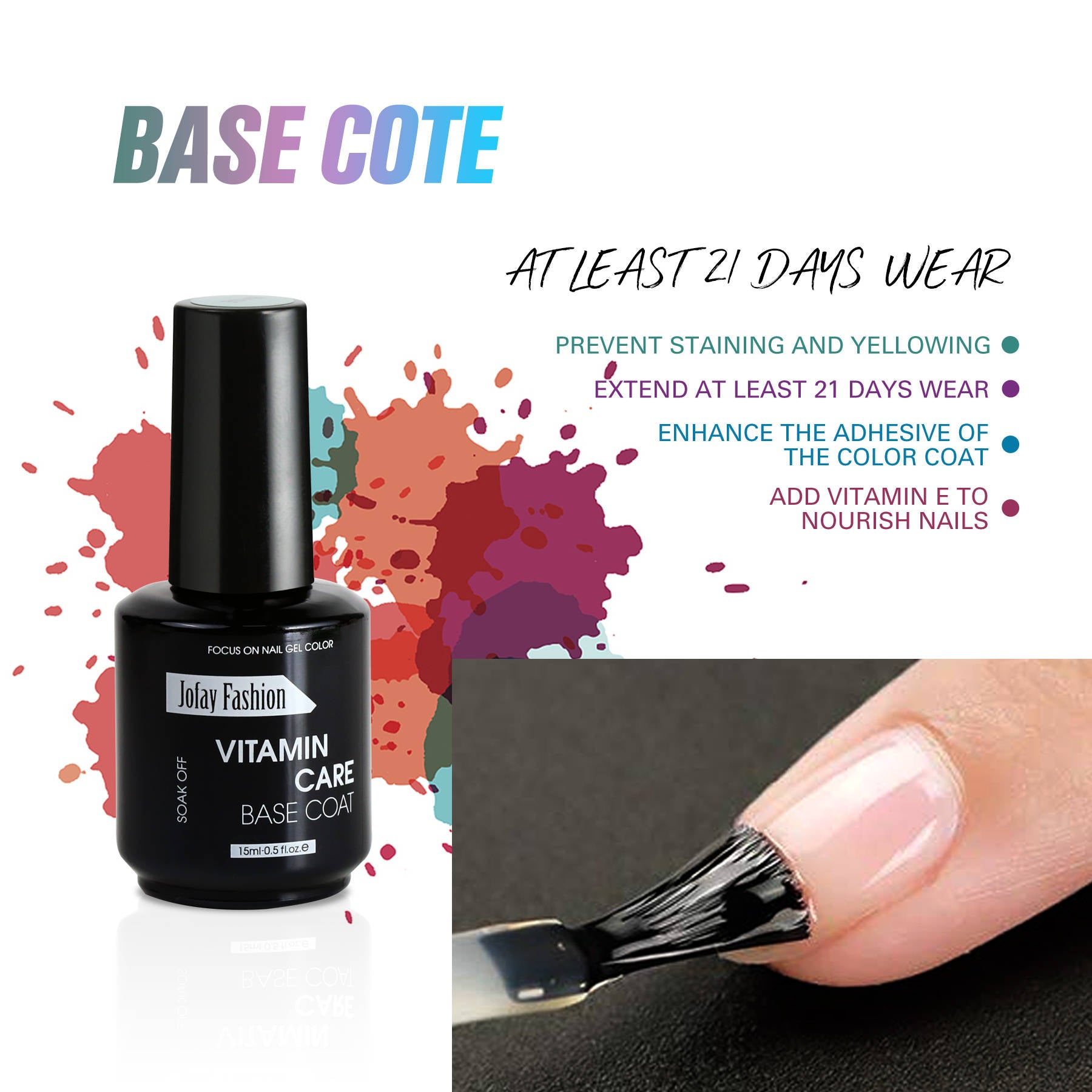 Base Top Coat Gel and Matter Top Coat 15ml