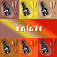 Autumn Fall Yellow Orange colors gel nail polish kit with Light