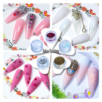 Clear Pink White 6 Colors Polygel Nail Kit A - Jofay Fashion