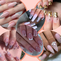 Clear Pink White 6 Colors Polygel Nail Kit A - Jofay Fashion