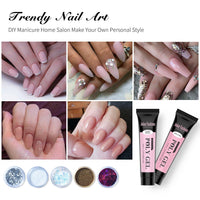 Clear Nude Nature 6 Colors Polygel Kit B - Jofay Fashion