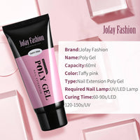 Polygel Taffy Pink 60ml 2.02oz - Jofay Fashion